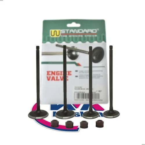 Valvulas De Moto Bajaj Rouser Ns 200 (adm+esc) X4 + Retenes