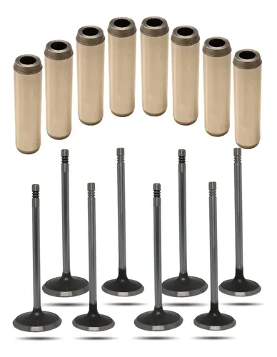 Kit Valvula + Guias Fund. Ford Zetec Rocam Ka / Focus 1.6 X8