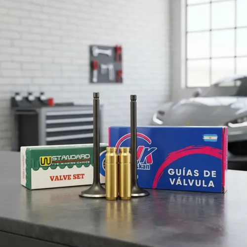 Kit Valvulas De Moto Yamaha Xt 225 + Guías De Bronce Weskan