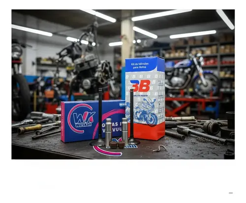 Valvula 3b Honda Glh 150 / Cb 150 Invicta + Guías Wk + Reten