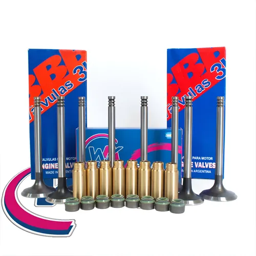 Válvula 3b Vw Polo 1.9 Diesel 8v 7mm + Guias Bronce + Reten