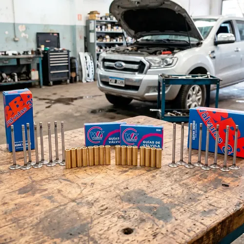 Válvula 3b Ford Ranger 3.0 Internacional 16v + Guias Bronce