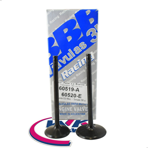 Valvula 3b Racing Mpi Honda Cg Titan 150 33-28 / Competicion