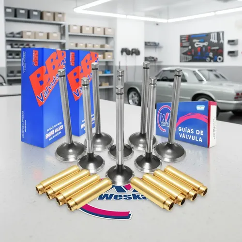 Valvula 3b Renault R18 / R21 / Fuego 2.0 8v + Guias Bronce