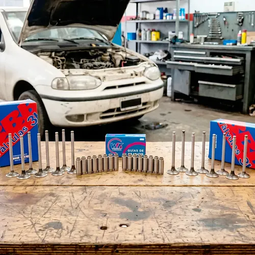 Valvula 3b Fiat Siena / Palio Torque 1.6 16v + Guias Fund.