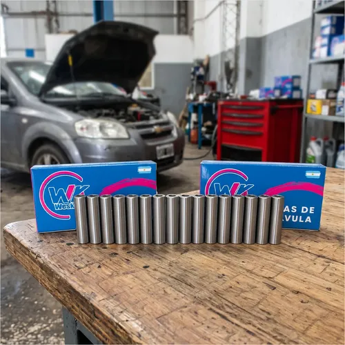 Kit Valvula + Guia 6mm Chevrolet Aveo / Corsa 1.6 16v
