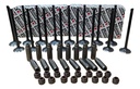 Juego Valvula Japón Chery Tiggo 2.0 16v + Guias + Retenes