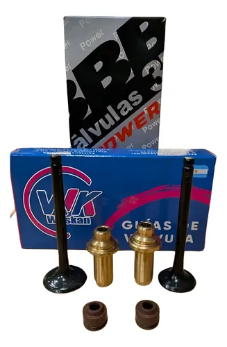 Juego Válvula 3b Power Honda Biz 110 + Guia Bronce + Retenes