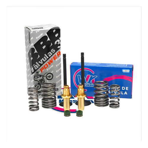 Valvula 3b Power Zanella Rx 150 Varillero 150 +resorte +guia