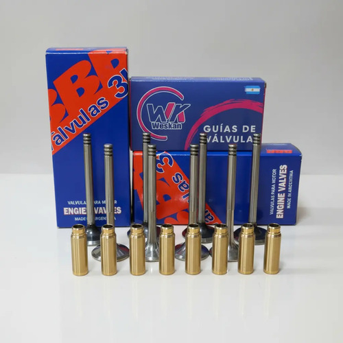 Valvula Vw Polo 1.4 - 1.9 Passat Bora Golf 1.9 7mm 8v + Guia