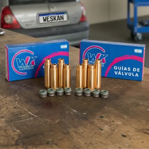 Guia Valvula Bronce Renault Clio Logan 1.4 / 1.6 K7m + Reten