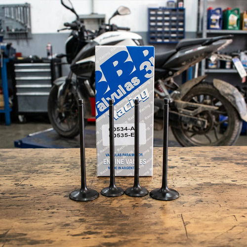 Juego Valvula 3b Racing Bajaj Rouser Ns 200 X4