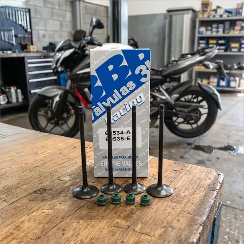 Kit Valvula 3b Racing Bajaj Rouser Ns 200 X4 + Retenes