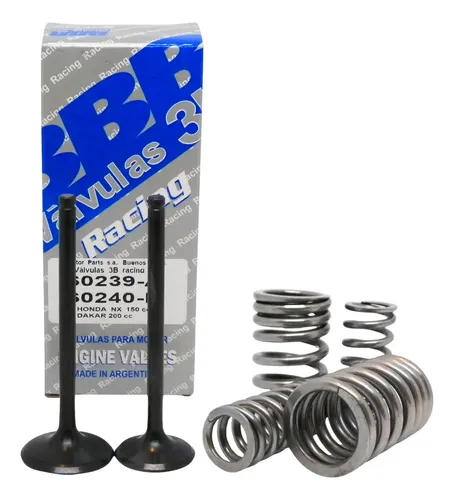 Kit Valvula 3b Racing Varillero 200 + Resortes Doble Mpi