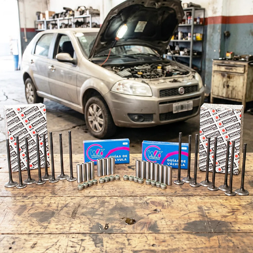Valvula Japón Fiat Palio Siena 1.6 16v E-torq + Guia + Reten