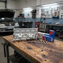 Tapa Cilindro Valvula Árbol Renault 1.9 D F8q Bujía Vertical