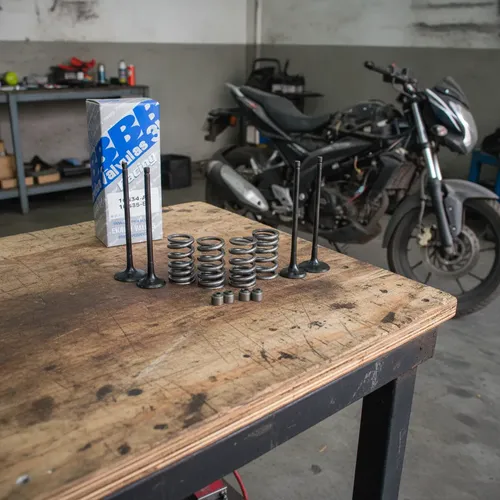 Valvulas 3b Racing Bajaj Rouser Ns 200 + Resorte Mpi + Reten