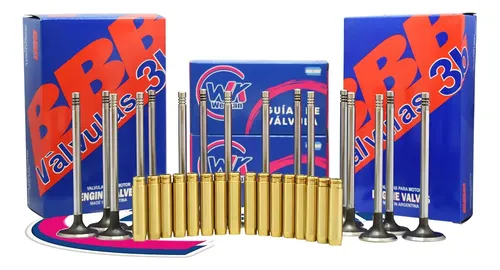 Kit Valvula + Guia Chevrolet Corsa 1.4 / 1.6 16v Bronce X16
