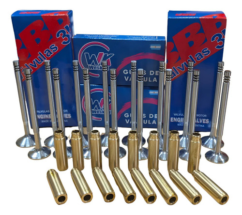 Kit Valvula Renault Megane Laguna 2.0 N7q 16v + Guias Bronce