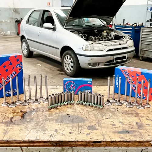 Kit Valvula 3b Fiat Palio Siena 1.7 D + Guia Fund. + Reten