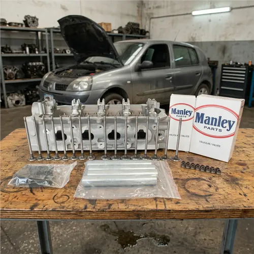 Tapa Cilindro 3x1 Renault Clio Twingo 1.2 16v D4f + Valvulas Manley