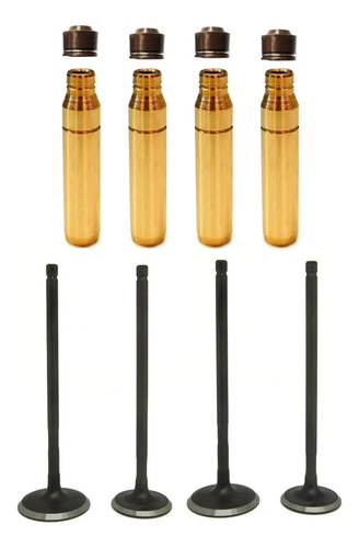 [MLA1408938540] Kit Guías + Valvulas De Moto Bajaj Ns 200 + Retenes X4