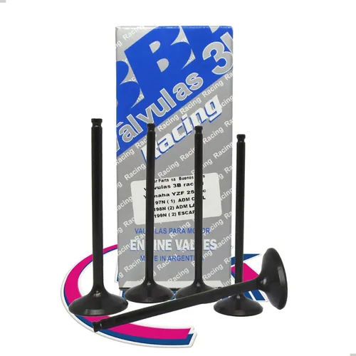 [MLA1438329686] Válvulas Moto 3b Racing Mpi Yamaha Yzf 250 Juego 5 Unidades 