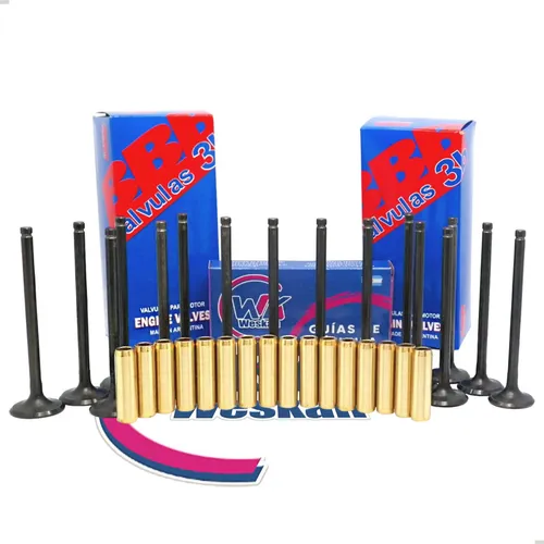 [MLA1374954847] Kit Valvula + Guia Bronce Chevrolet Aveo / Corsa 1.6 16v X16