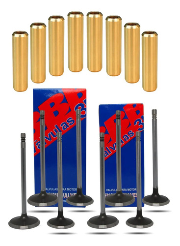 [MLA1442987722] Kit Valvula + Guia Bronce Ford Zetec Rocam Ka / Focus 1.6 X8
