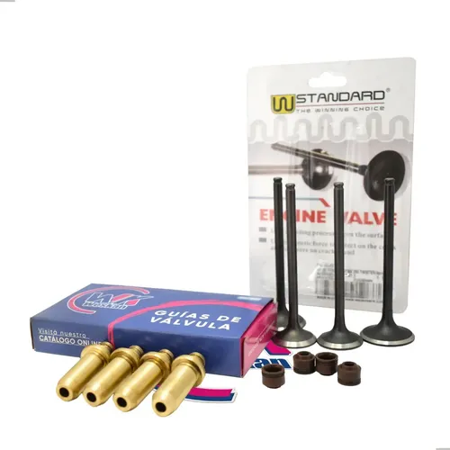 [MLA1447414912] Kit Valvula + Guías Bronce Moto Honda Twister / Tornado 250