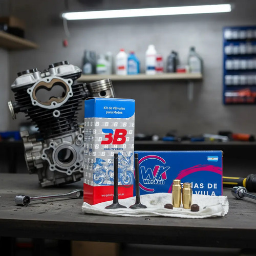 [MLA1463980876] Kit Valvula + Guias Bronce Yamaha Ybr / Xtz 125