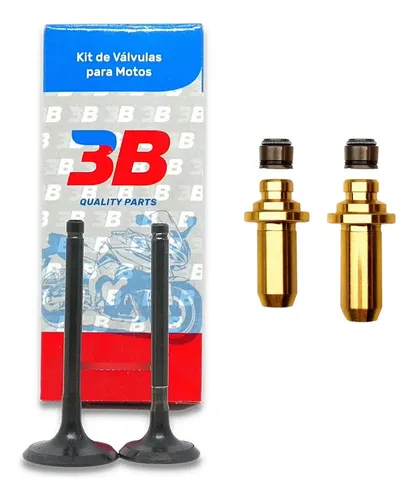 [MLA1464094436] Kit Valvula + Guias Bronce 3b Gilera Smash 125 + Retenes
