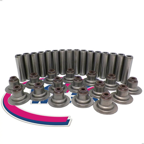[MLA1524511846] Guias De Fundicion Lisa + Retenes Renault K4m 1.4 / 1.6 16v