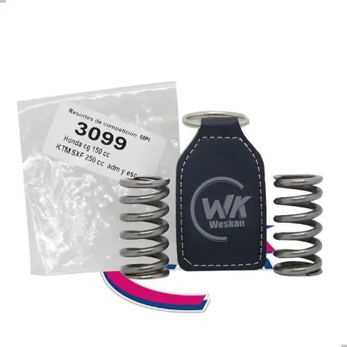 [MLA1600725418] Resorte Valvula 3b Racing Mpi Honda Cg 150 + Llavero Gratis