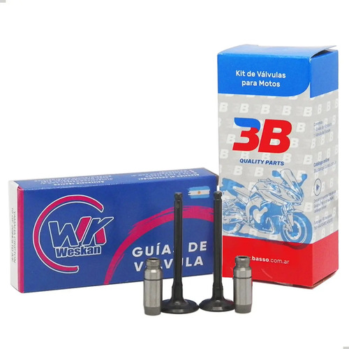 [MLA1579019684] Kit Guias Fundicion + Valvula 3b Yamaha Crypton 110 / Ttr 90