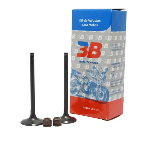 [MLA1913272190] Valvula De Moto 3b Honda Cg Titan 150 / Xr 150 L +  Retenes