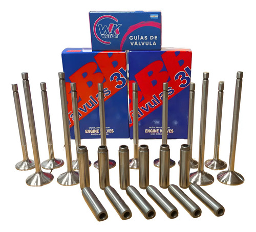 [MLA2479790394] Kit Valvula M Benz Om 904 4.3 12v / Om 924 4.8 12v + Guias