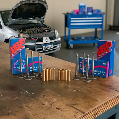 [MLA2512596262] Válvula 3b Renault 9 / 11 1.6 - Adm 1 Ranura Esc 2 + Guias