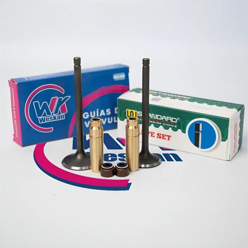 [MLA3058436384] Valvula Wstd Yamaha Xt 225 / 250 + Guías Bronce + Retenes