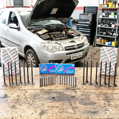 [MLA3342444666] Valvula Japón Fiat Palio Siena Punto 1.6 16v E-torq + Guias