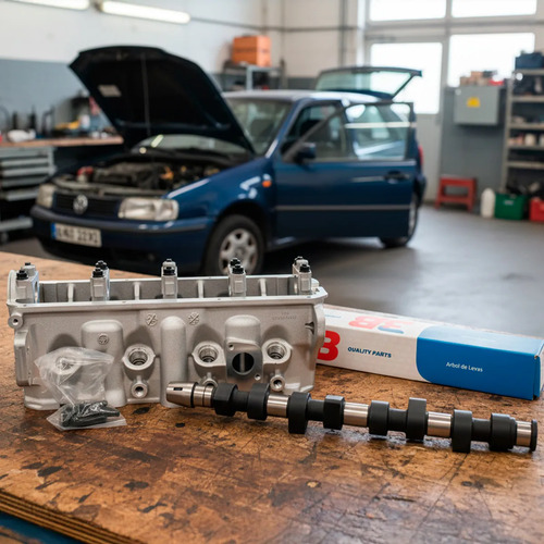 [MLA1808612435] Tapa Cilindro Vw Polo Saveiro 1.9 Diesel 1y 7mm + Árbol Leva