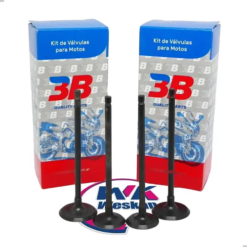 [MLA1396058317] Valvula 3b De Moto Bajaj Ns 200 (adm+esc) X4