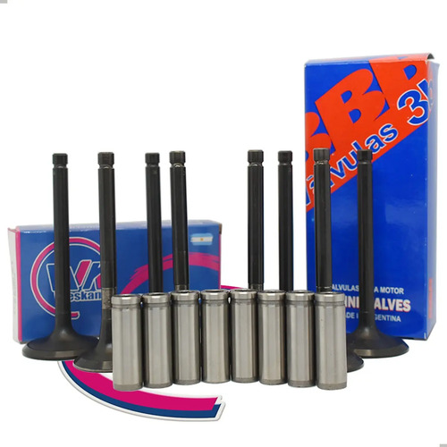 [MLA1659945898] Kit Valvulas 3b + Guias Fund. Toyota Hilux 2.4 / 2.8 3l 8v