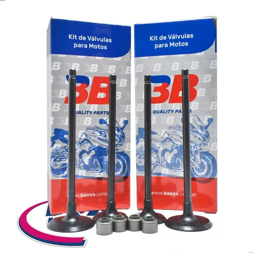 [MLA2029867756] Valvula 3b De Bajaj Rouser Pulsar Ns 200 + Retenes Metálicos
