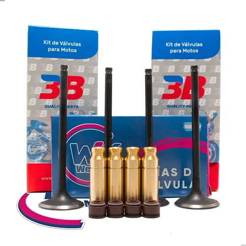 [MLA1481566479] Kit Guia Bronce + Válvula 3b Susuki Dr 250 / 350 + Reten X4