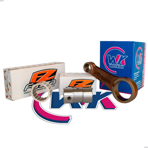 [MLA2197922568] Biela Ferzza Tornado 250 Forjada P18 + Jaula + Muñón +2mm